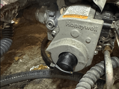 Gas-inlet-valve-was-not-set-to-off