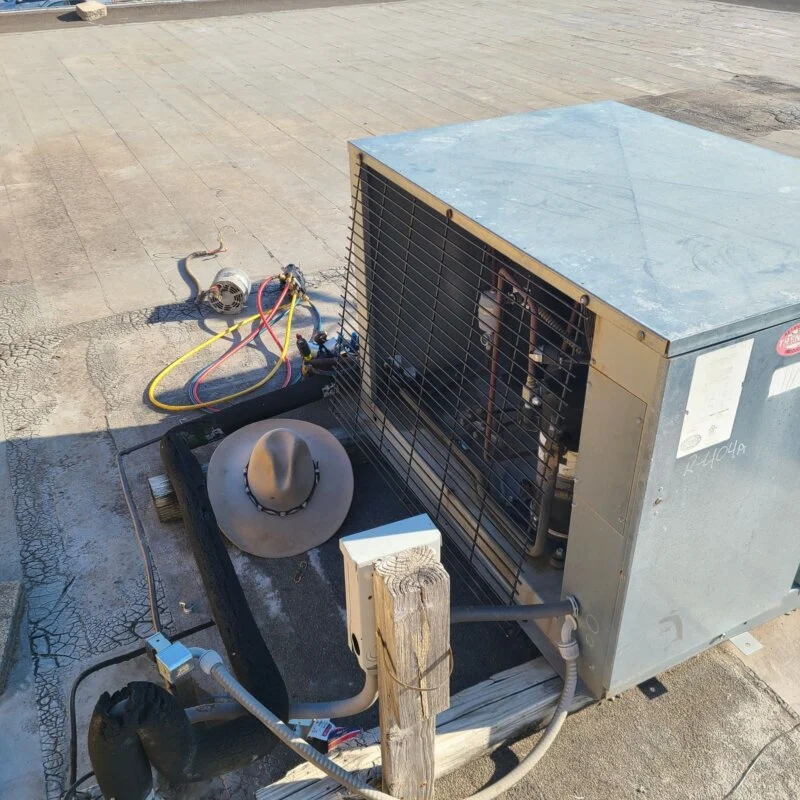 When the beer cave gets hot that's trouble. The condenser fan motor stopped and that stopped the cooling. Fortunately we were able to replace the motor and capa