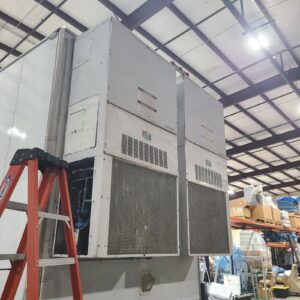 This MRI mobile unit was running super high pressure due to poor cleaning if coils. Just spraying the surface doesn't cut it. Cleaned front to back is proper