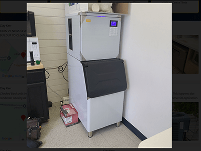 Ice Machine Cleaning Signs