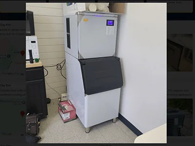 Ice Machine Cleaning Signs