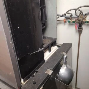 Ice machine problems here at Jake's Burgers. Needs a bit of TLC