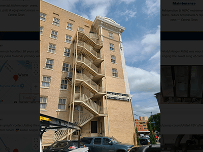 Chilled Water Fan Coil Drain Pan Repair in Waco, TX