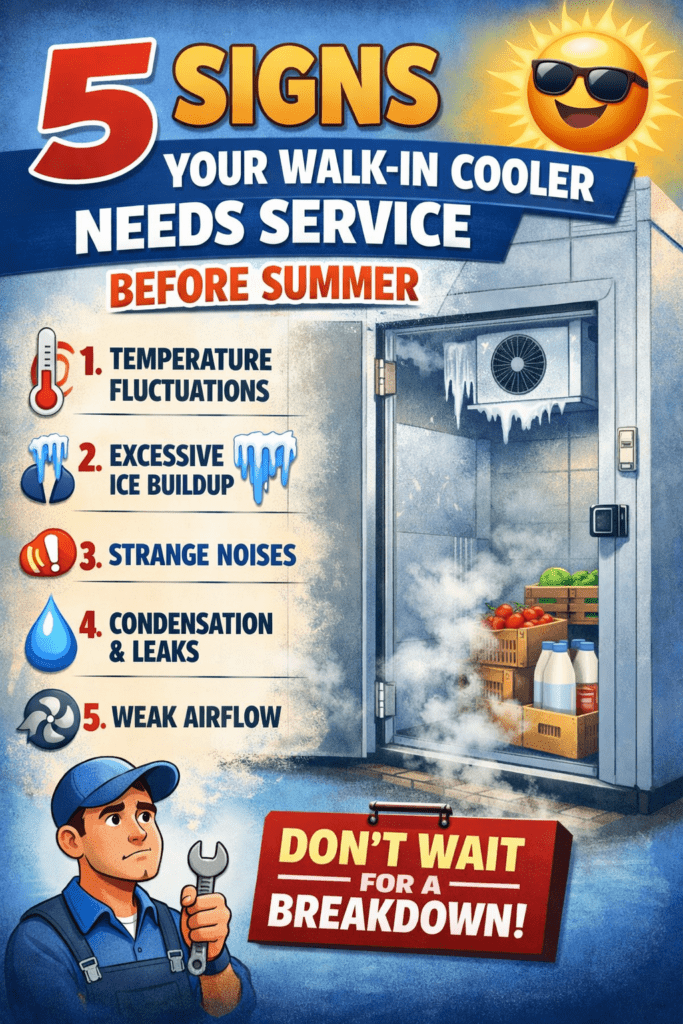 5 Signs Your Walk-In Cooler Needs Service Before Summer