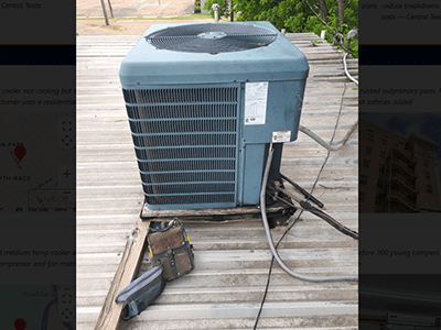 Walk-In Drink Cooler Turned Into an Oven