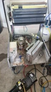 This scotsman wasnt producing and needed the hot gas valce replaced. A bit of dis-assembly and back in business