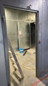 Completed the install started by others on this new business startup in Axtell.