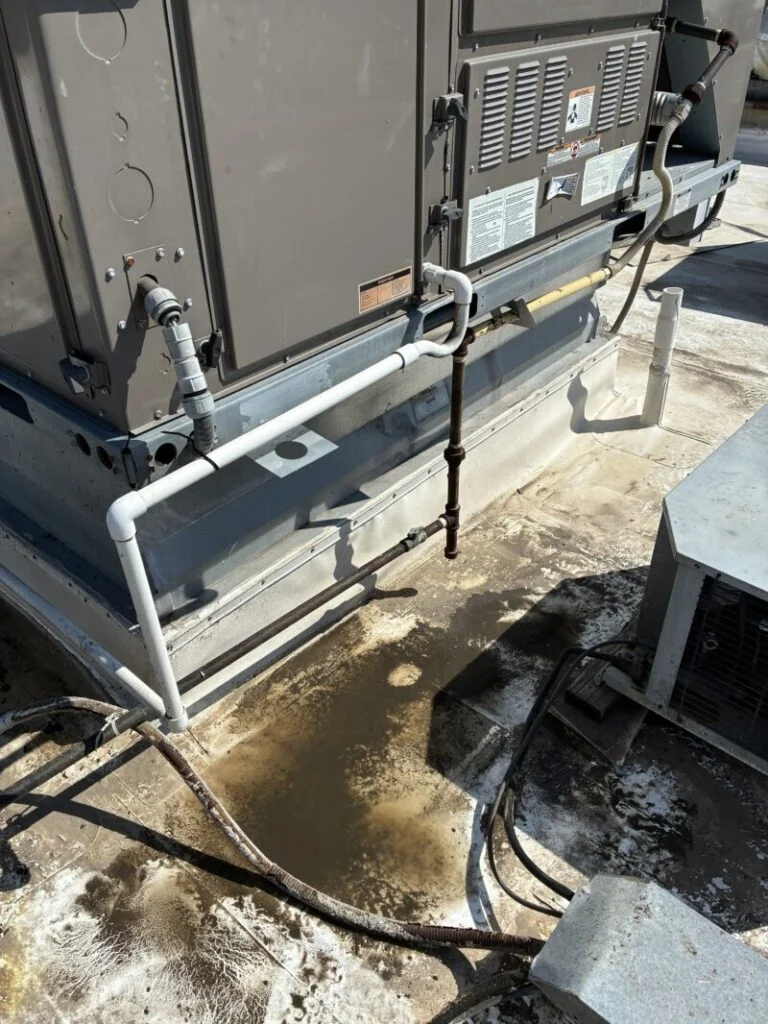 Rooftop Unit Freezing Up at a Clifton Restaurant