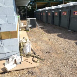 Even honey buckets need cooling. Replaced condenser fan motor to chill the air