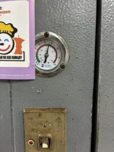 Walk-In Cooler at 45 Degrees at a Waco Restaurant