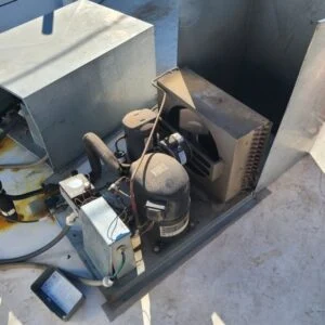 WIF condenser fan wanted updating. We obliged him