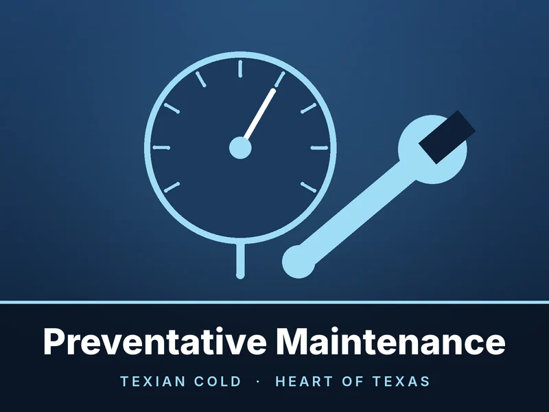 Preventative maintenance graphic for Texian Cold